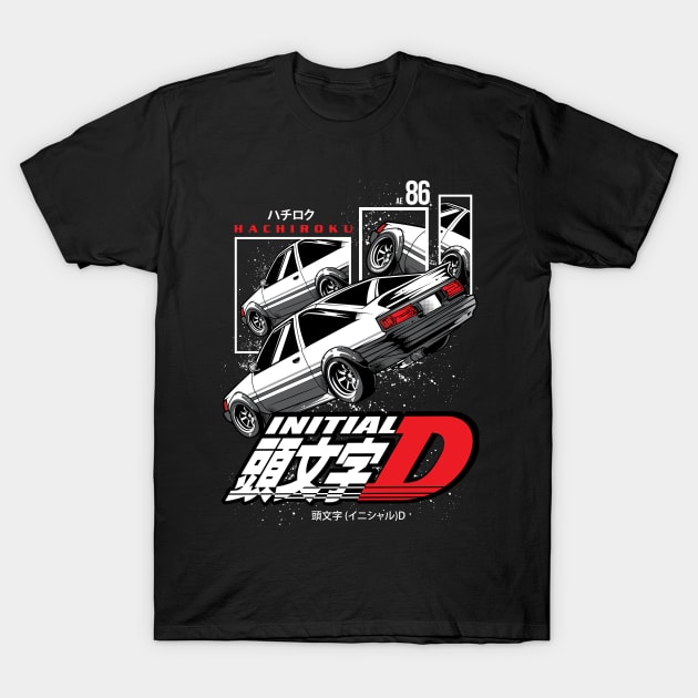 Ae86 Frame Edition T-Shirt by cungtudaeast